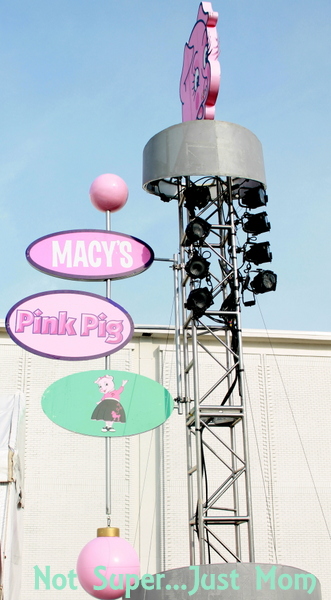 Macy's Pink Pig sign