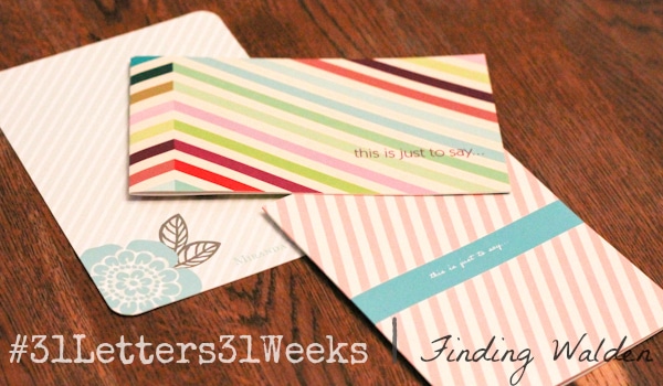 pear tree stationery, finding walden