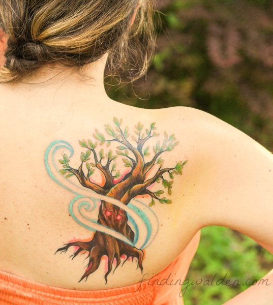 Tree tattoo, ee cummings, i carry your heart