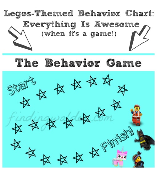 Legos Themed Behavior Chart