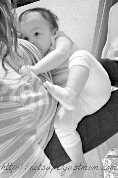breastfeeding a toddler
