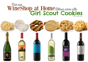 Girl Scout Cookies and Wine from WineShop at Home