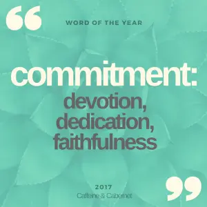 commitment word of the year